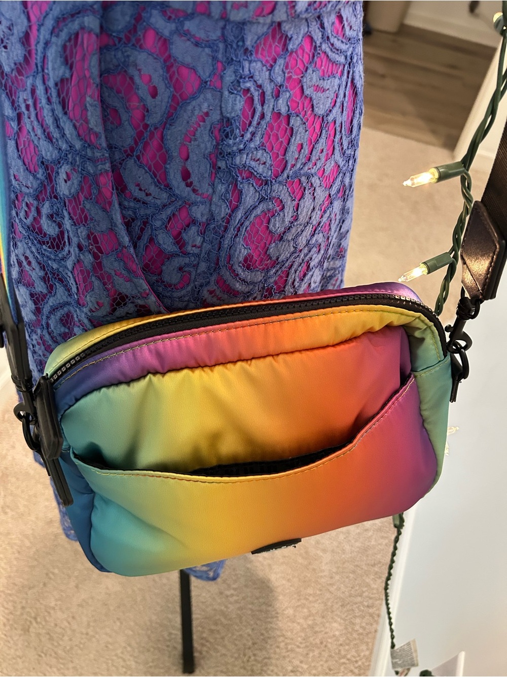 Kurt Geiger new Colorful Quilted Crossbody Bag - Picture 6 of 16